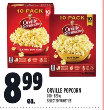 Metro Orville popcorn offer