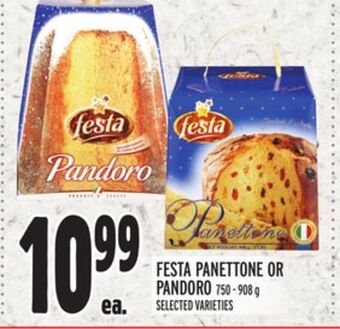 Metro Festa panettone or pandoro offer