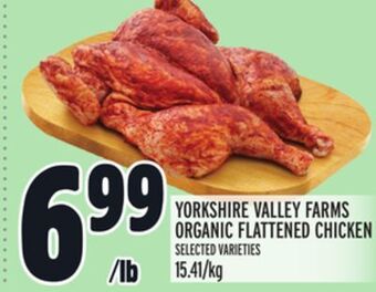 Metro Yorkshire valley farms organic flattened chicken offer