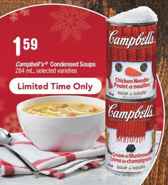 Fortinos Campbell's® condensed soups, 284 ml offer