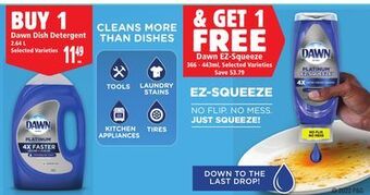 Metro Dawn dish detergent offer