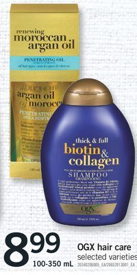 Fortinos Ogx hair care, 100-350 ml offer