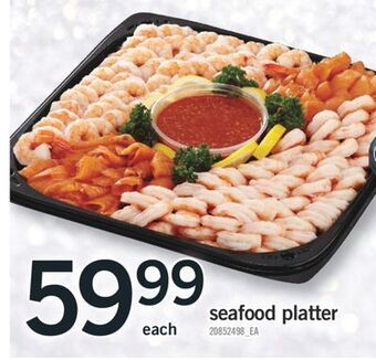 Fortinos Seafood platter offer