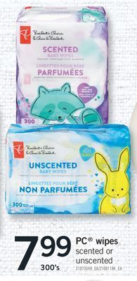 Fortinos Pc® wipes, 300's offer