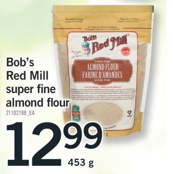 Fortinos Bob's red mill super fine almond flour, 453 g offer