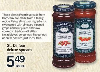 Fortinos St. dalfour deluxe spreads, 225 ml offer