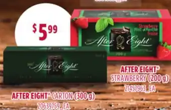 Loblaws After eight® strawberry, 200 g or after eight® carton, 300 g offer