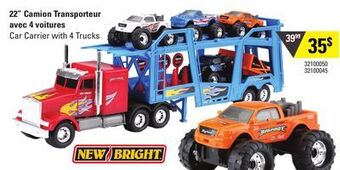 Sushi Shop New bright car carrier with 4 trucks offer