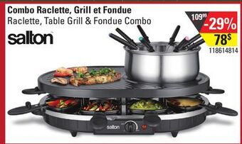 Sushi Shop Salton® raclette, table grill & fondue combo offer