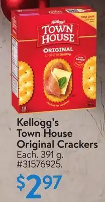 Walmart Kellogg's town house original crackers offer