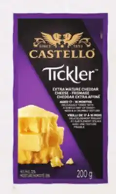 Walmart Castello tickler extra mature cheddar cheese or aged havarti cheese offer