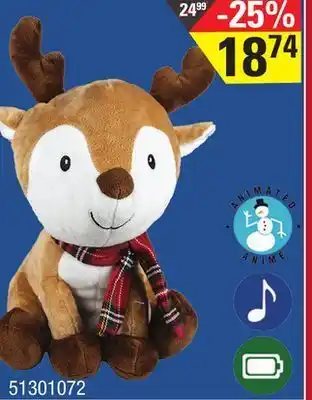 Sushi Shop 10" - 12" animated musical plush reindeer offer