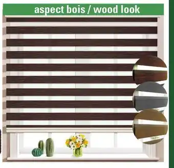 Sushi Shop Day & night roller blind cordless wood look offer