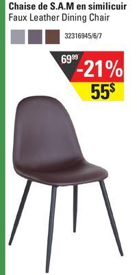 Sushi Shop Faux leather dining chair offer