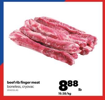Real Canadian Superstore Beef rib finger meat offer