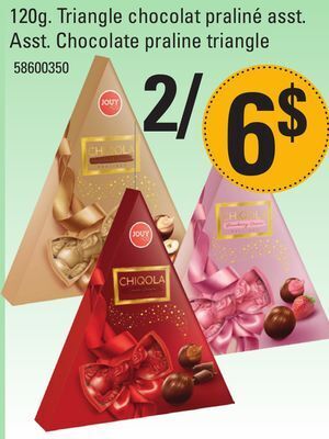Sushi Shop Asst. chocolate praline triangle offer