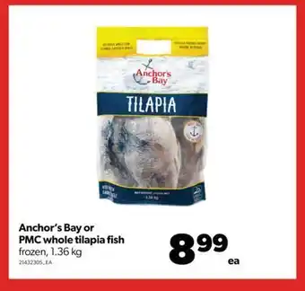 Real Canadian Superstore Anchor's bay or pmc whole tilapia fish, 1.36 kg offer