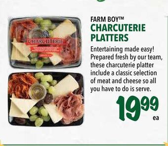 Farm Boy Farm boy™ charcuterie platters offer