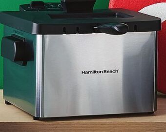 Walmart Hamilton beach 4.5 l double basket deep fryer with extra basket offer