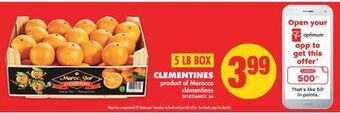 No Frills Clementines, 5 lb box offer