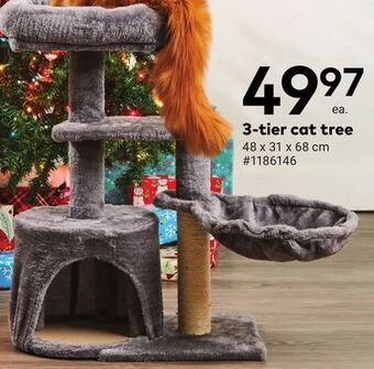 Giant Tiger 3-tier cat tree offer