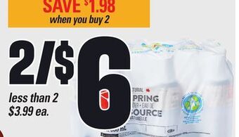 Valu-mart Eau de source naturelle pc, 24x500 ml offer