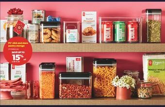 Real Canadian Superstore Pc® click and store pantry storage offer