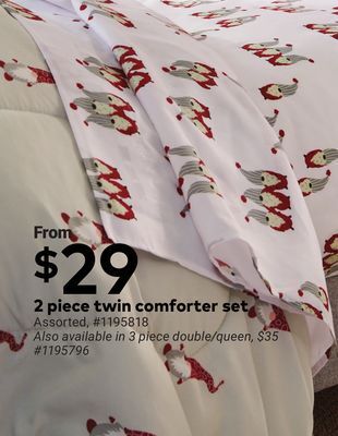 Giant Tiger 2 piece twin comforter set offer