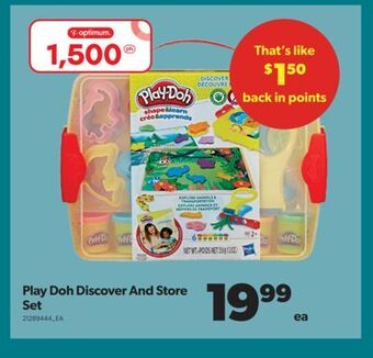 Real Canadian Superstore Play doh discover and store set offer