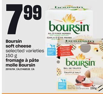Valu-mart Fromage à pâte molle boursin, 150 g offer