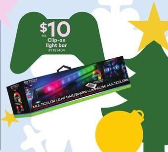Giant Tiger Clip-on light bar offer