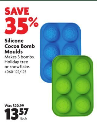 Home Hardware Silicone cocoa bomb moulds offer