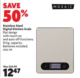 Home Hardware Stainless steel digital kitchen scale offer