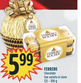 Marché Adonis Ferrero chocolate offer