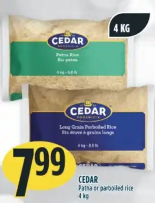 Marché Adonis Cedar patna or parboiled rice offer