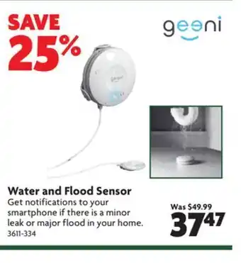 Home Hardware Water and flood sensor offer