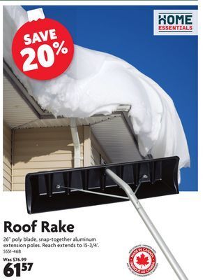 Home Hardware Roof rake offer