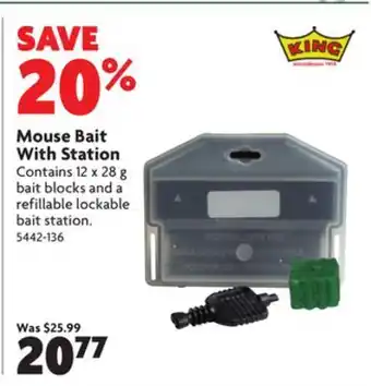 Home Hardware Mouse bait with station offer