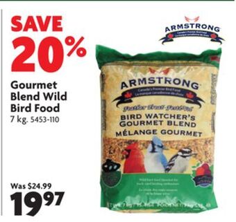 Home Hardware Gourmet blend wild bird food offer