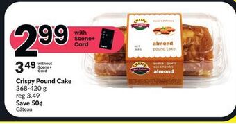 FreshCo Crispy pound cake 368-420 g offer