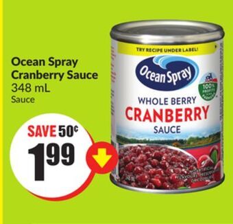 FreshCo Ocean spray cranberry sauce 348 ml offer