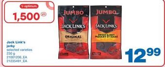 Wholesale Club Jack link's jerky, 230 g offer