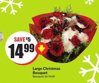FreshCo Large christmas bouquet offer