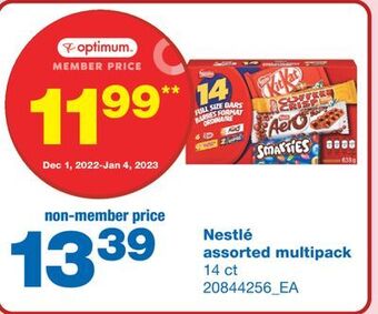 Wholesale Club Nestlé assorted multipack, 14 ct offer