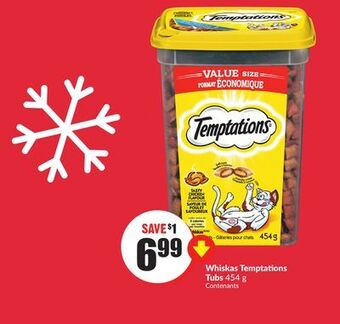 FreshCo Whiskas temptations tubs 454 g offer