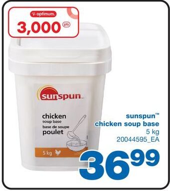 Wholesale Club Sunspun™ chicken soup base, 5 kg offer