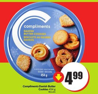 FreshCo Compliments danish butter cookies 454 g offer