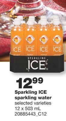 Wholesale Club Sparkling ice sparkling water, 12 x 503 ml offer