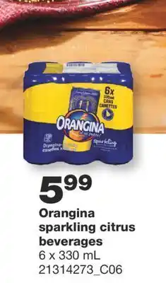 Wholesale Club Orangina sparkling citrus beverages, 6 x 330 ml offer
