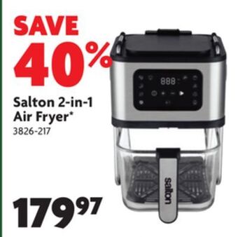 Home Hardware 2-in-1 air fryer* offer
